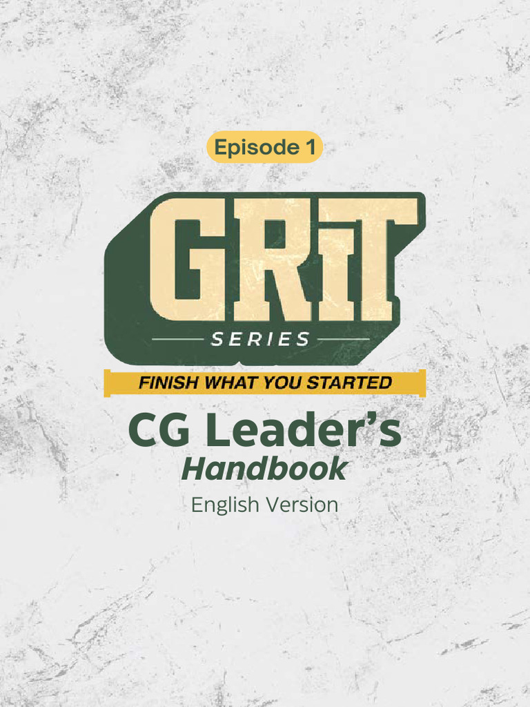 Young Leaders' Grit Guide | PDF | Grit (Personality Trait) | Psychology