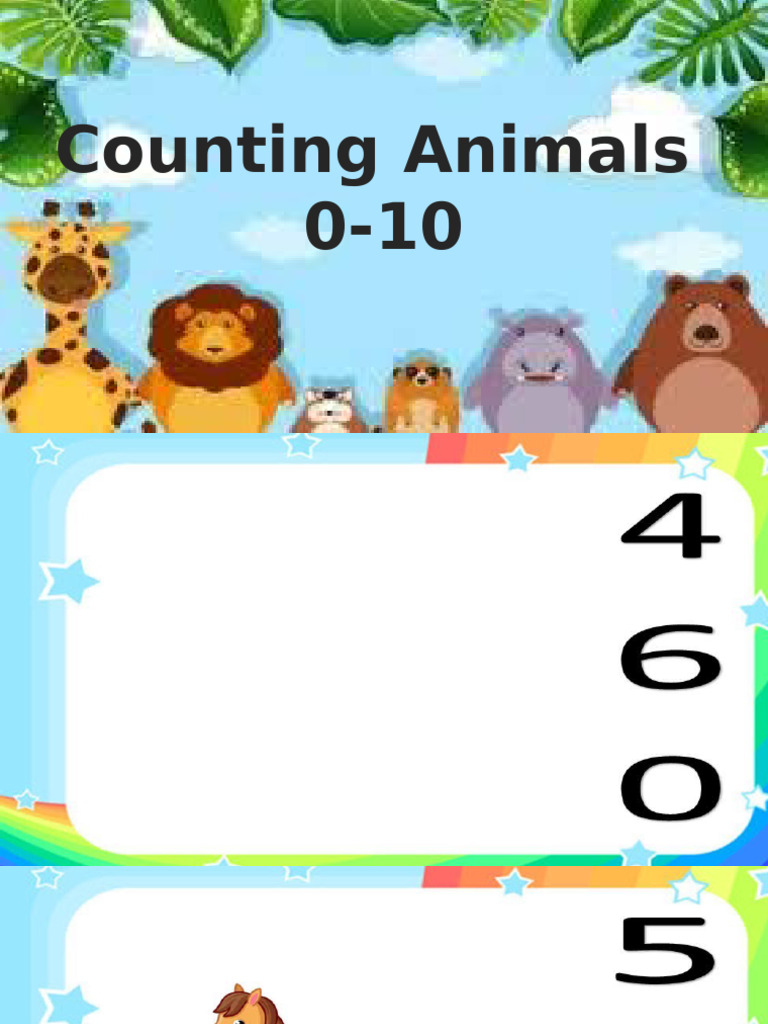 Counting Animals | PDF