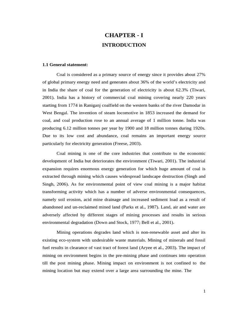 06 - Chapter 1 | PDF | Coal | Geographic Information System