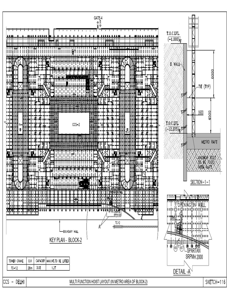 Multi Function Hoist Drawing | PDF