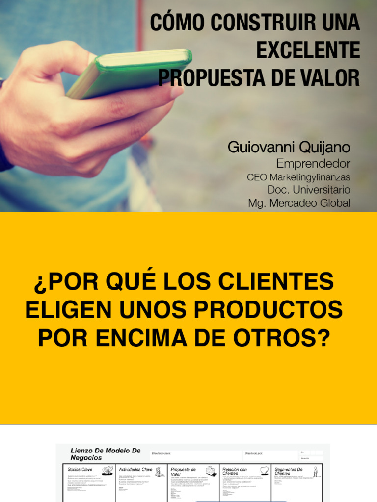 Cómo Construir Una Propuesta de Valor | PDF | Business | Cliente