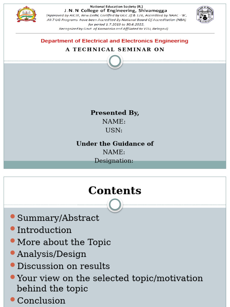 Technical seminar ppt template pdf