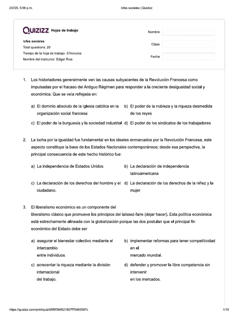 Pruebas Saber 11 | PDF