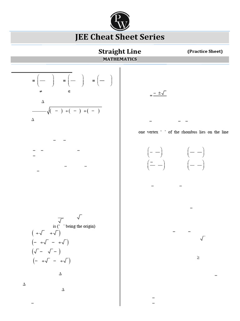 Straight Lines | PDF | Line (Geometry) | Triangle