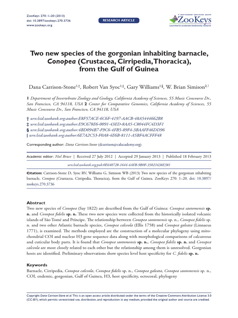 Carrison-Stone Et Al 2013 | PDF
