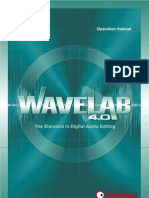 Steinberg Wavelab 4.0 Manual