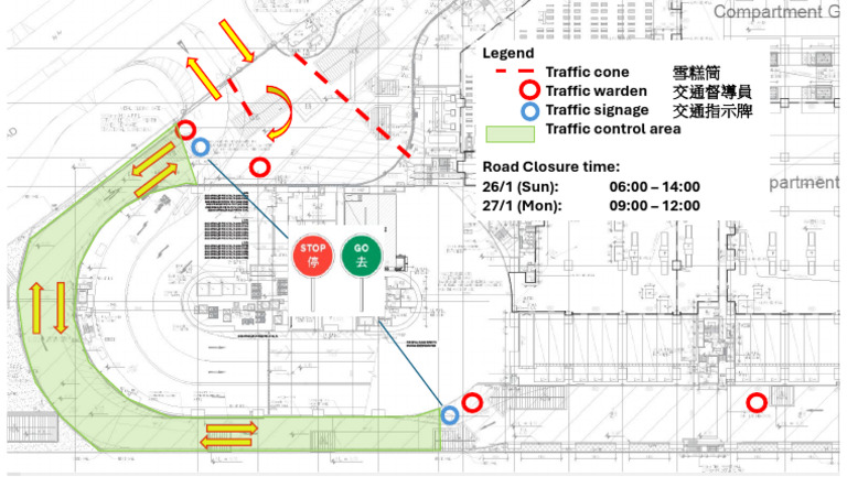 Road Closure Layout (26-27 Jan) | PDF