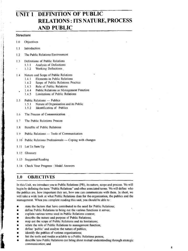 Public Relations | PDF