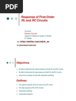 Lecture 01 - Response of First-Order RL and RC Circuits - MLinh