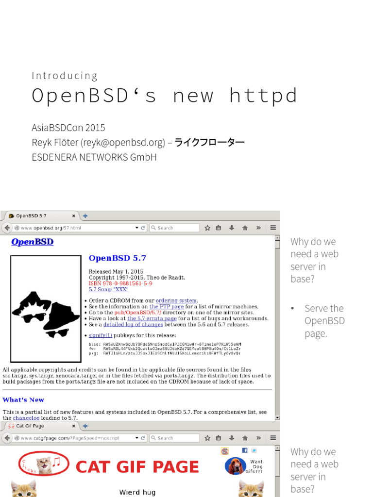 OpenBSD's New HTTPD Web Server Overview | PDF | Networking | Internet & Web