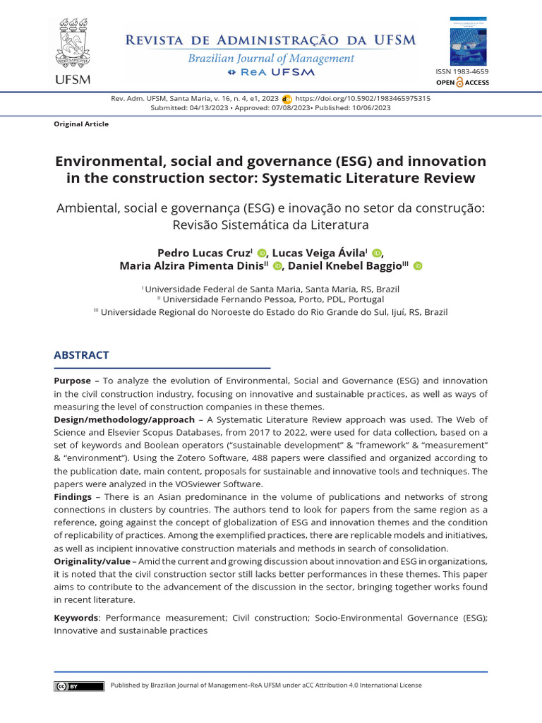 Environmental Social and Governance ESG and Innova | PDF | Green ...