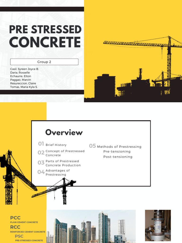 Overview of Prestressed Concrete | PDF | Prestressed Concrete | Concrete