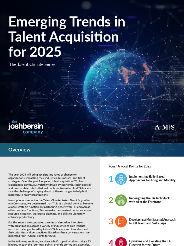 Talent Acquisition Trends for 2025 | PDF | Artificial Intelligence ...