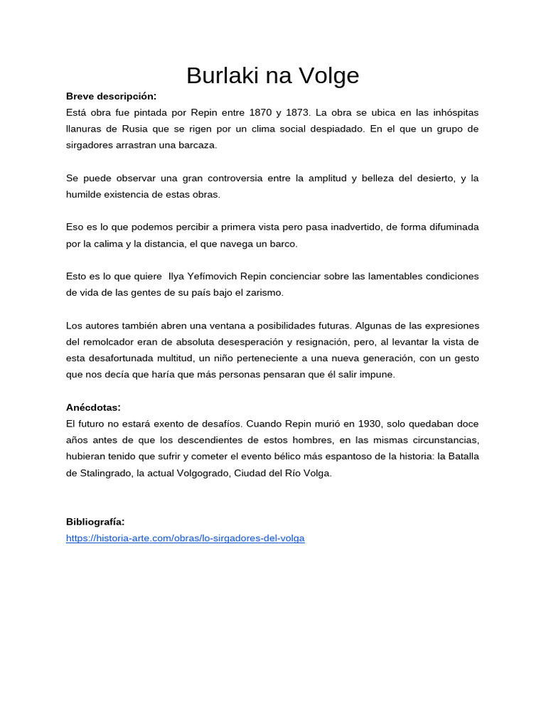Burlaki Na Volge | PDF | Las artes
