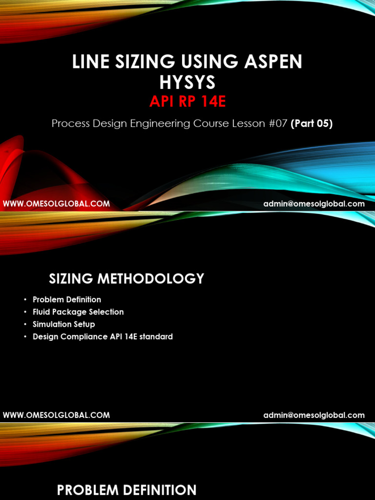 Line Sizing With Aspen HYSYS ? 1734207289 | PDF | Pump | Pipe (Fluid ...
