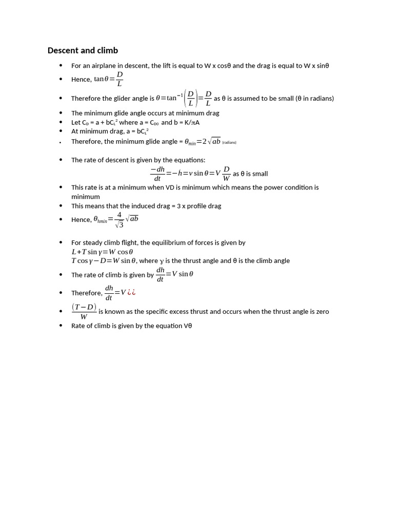 Descent and Climb | PDF