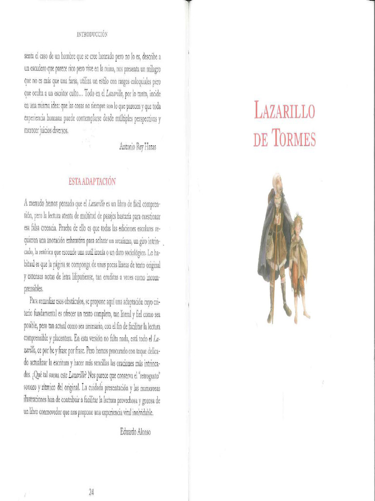 Lazarillo de Tormes Ed Vicens Vives Comprimido | PDF