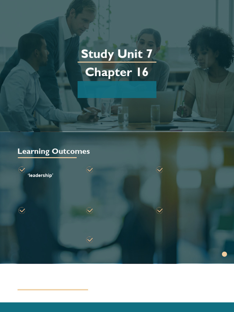 SU++7+-+Chapter+16_2024 | PDF | Leadership | Power (Social And Political)