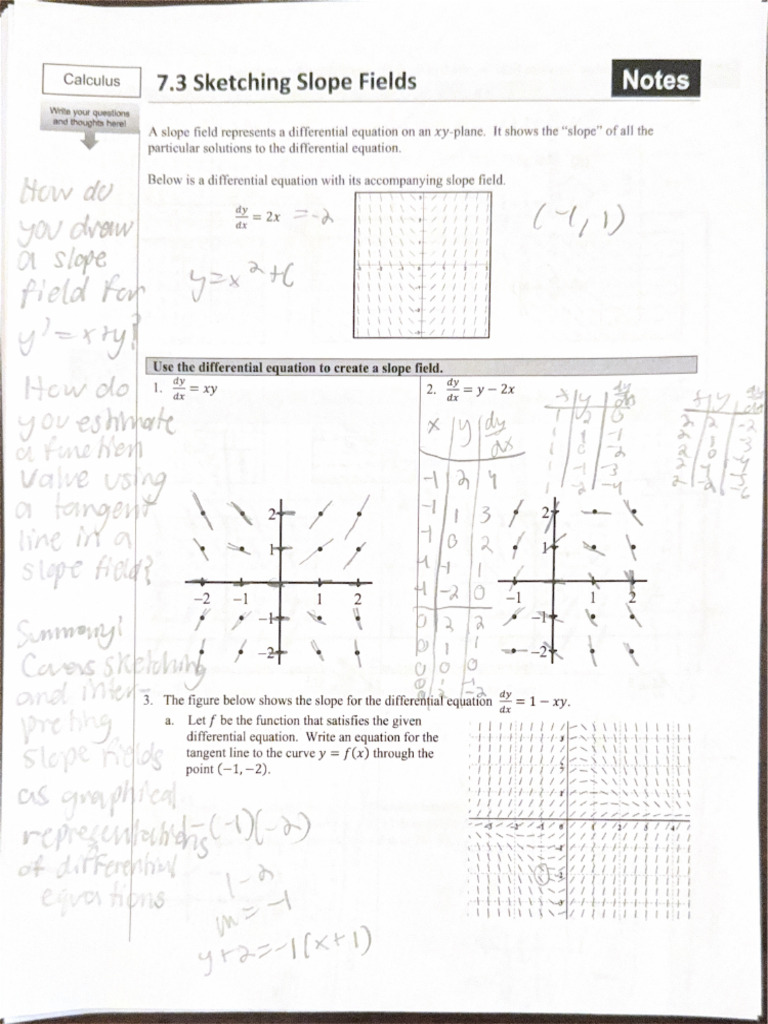 AP Calculus 7.3 | PDF