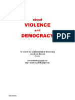 About Violence and Democracy, in Search For An Alterrnative To Democracy