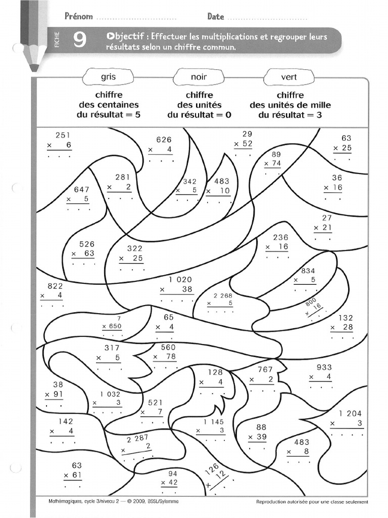Multiplication 2 CH - Cm2 | PDF