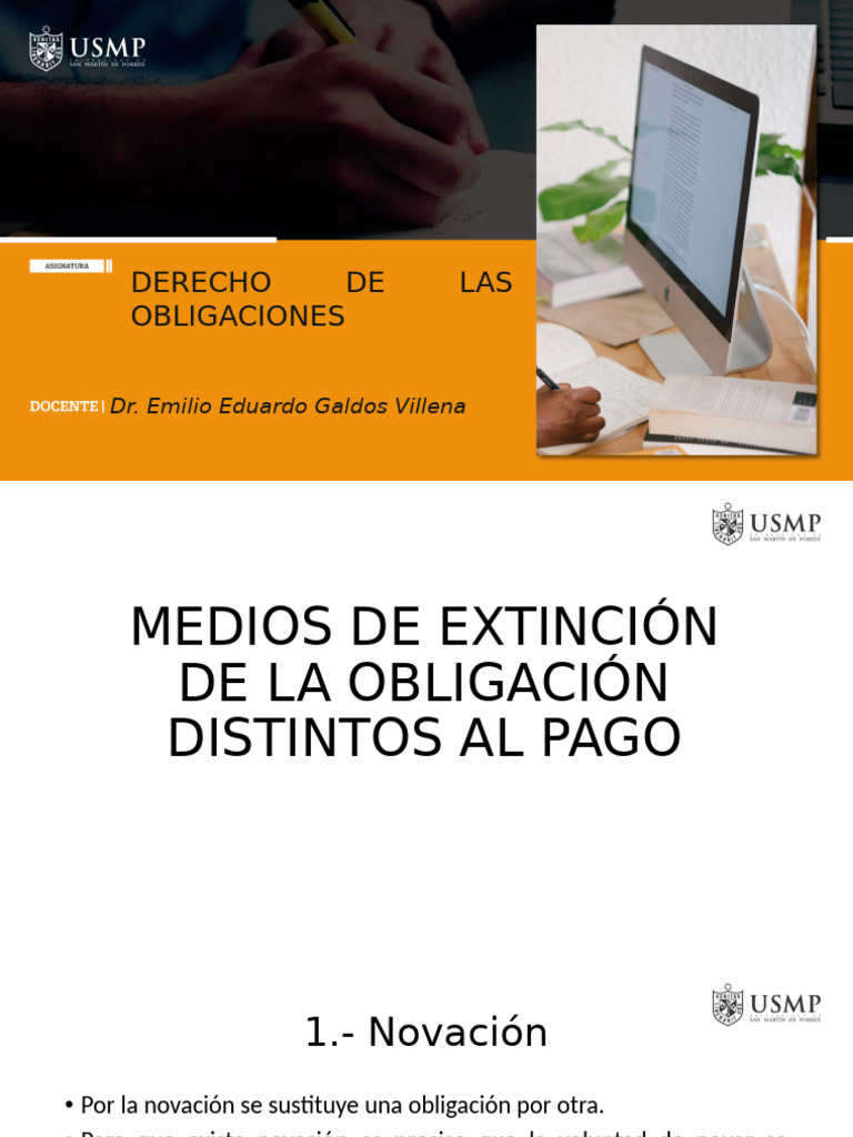 Medios de Extinción de Obligaciones | PDF | Pagos