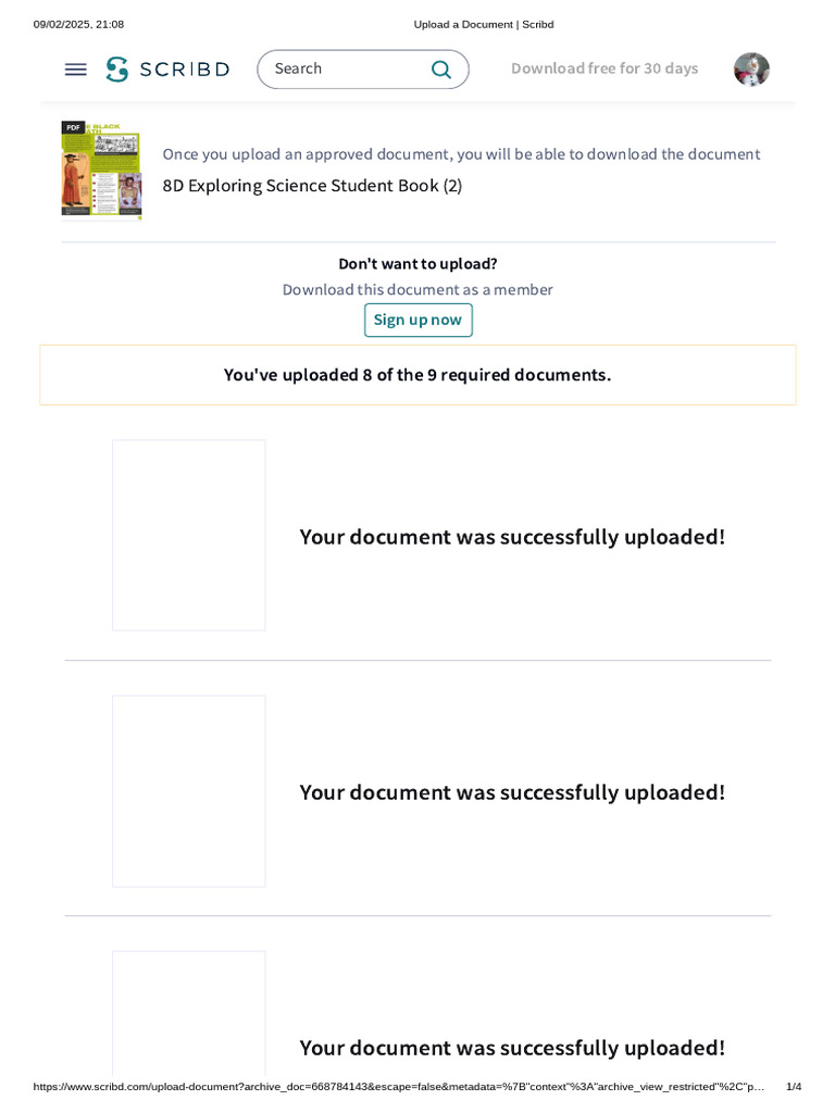 Upload A Document - Scribd | PDF | Scribd | Digital Technology