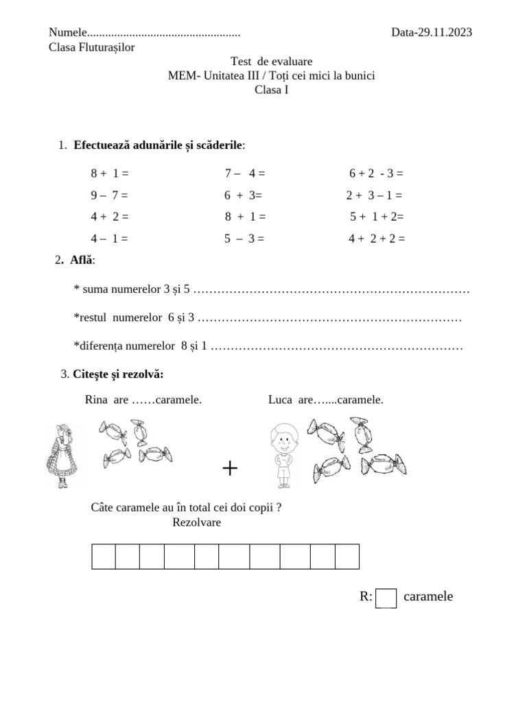 TEST MEM CL 1 U III Nov | PDF