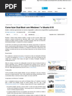 Como Fazer Dual Boot Com Windows 7 e Ubuntu 9