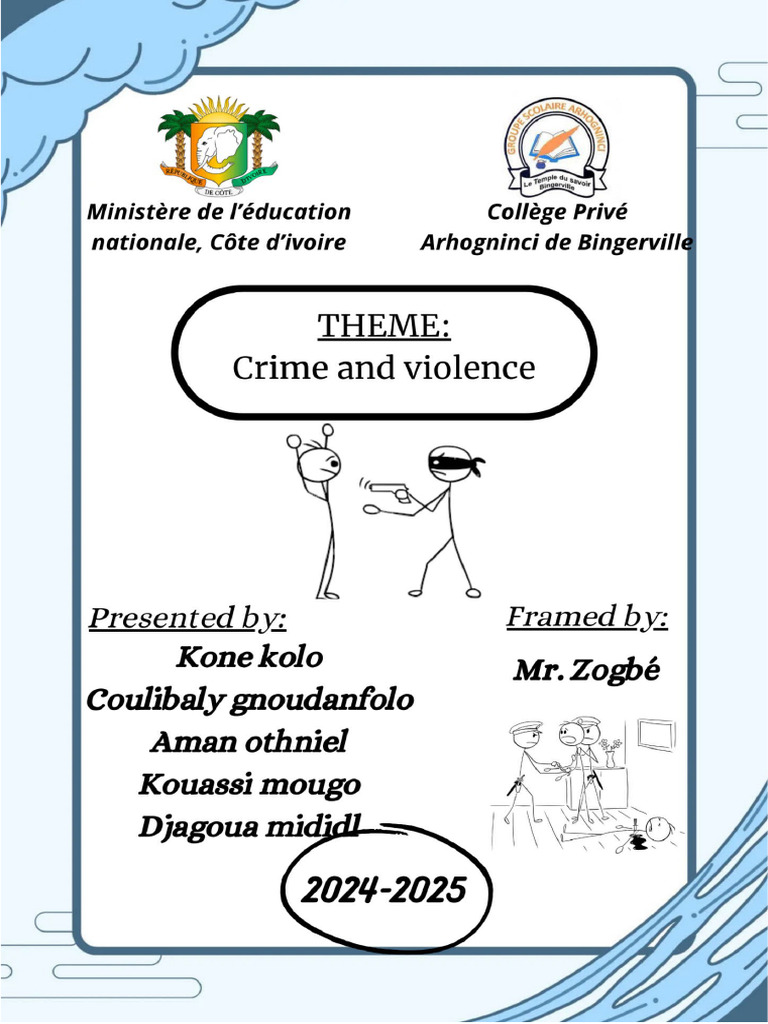 Crime And Violence Gg Pdf Violence Crimes