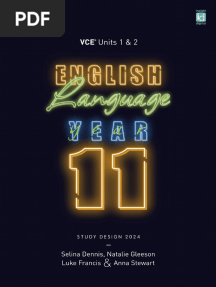 Insight English Language Year 11 VCE Units 1&2