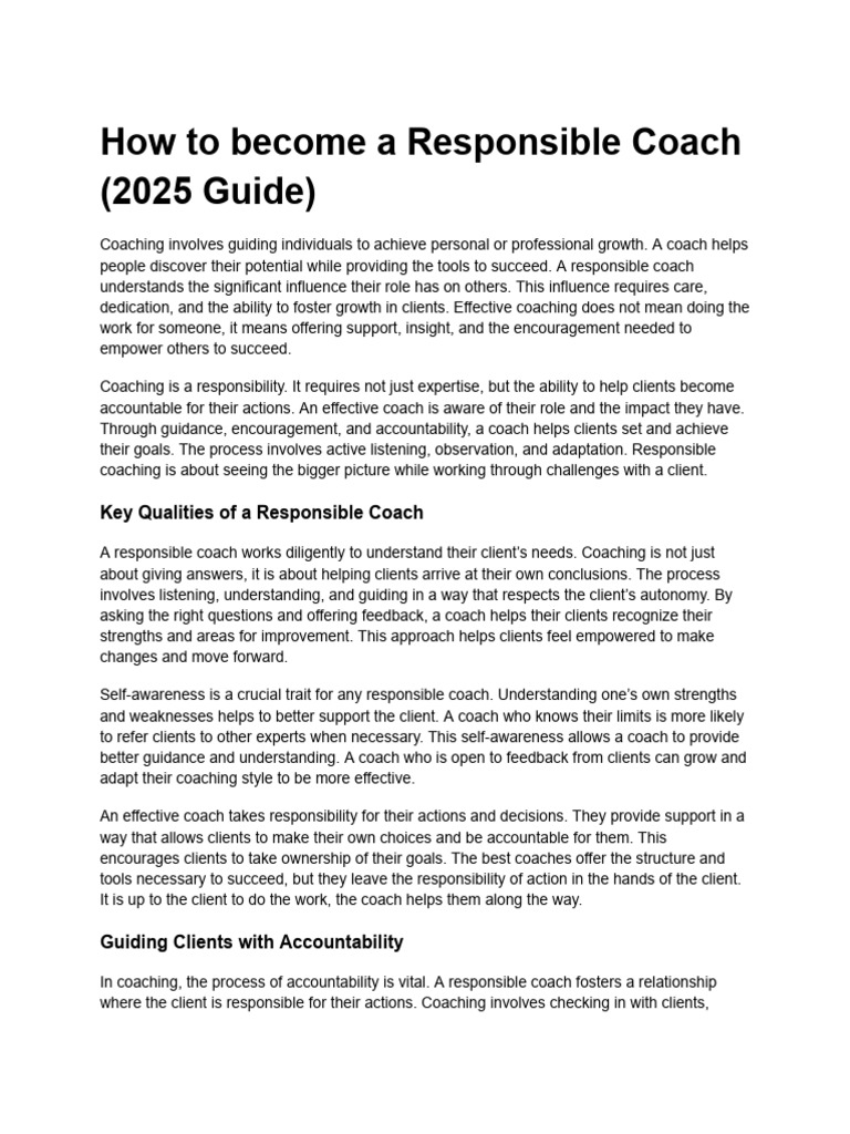7 Things You Should Expect | PDF | Self Awareness | Accountability