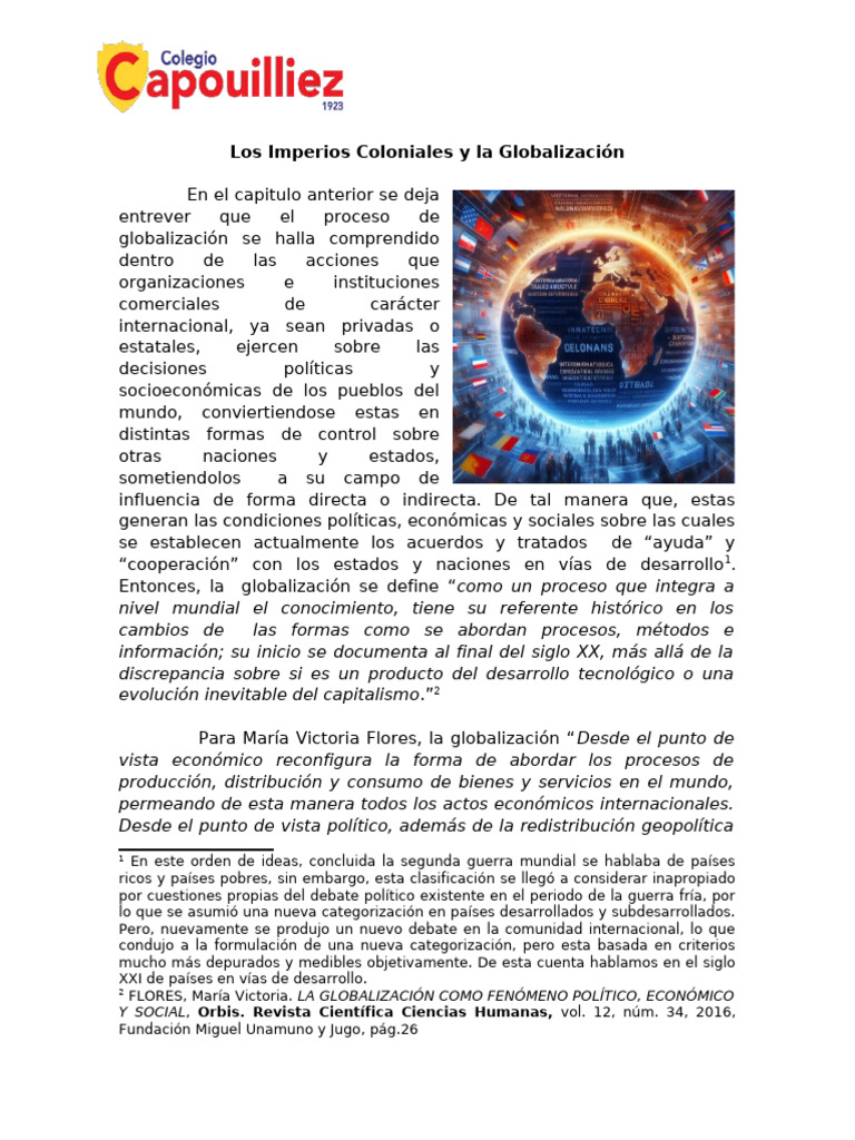 Los Imperios Coloniales | PDF | Globalización | Colonialismo