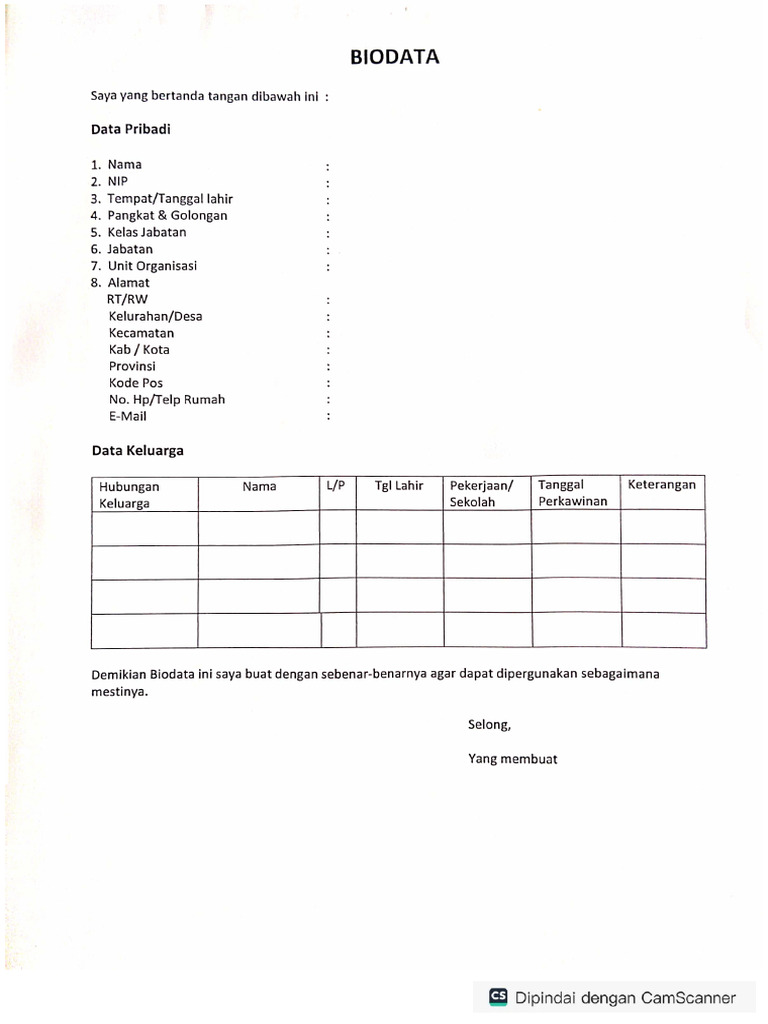 Form Kelengkapan Pensiun Pdf