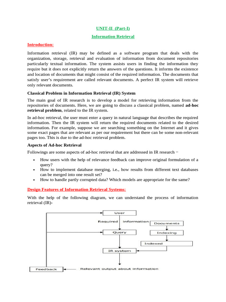 Classical and Alternative IR Models | PDF | Information Retrieval ...