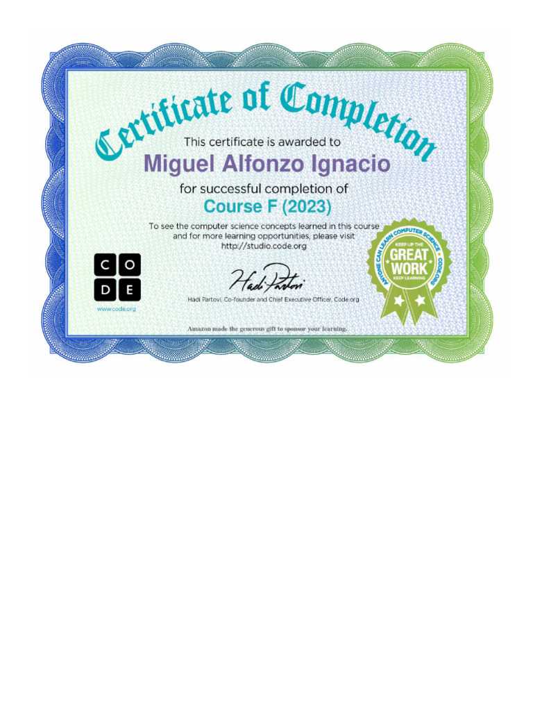 Course F 2023 | PDF