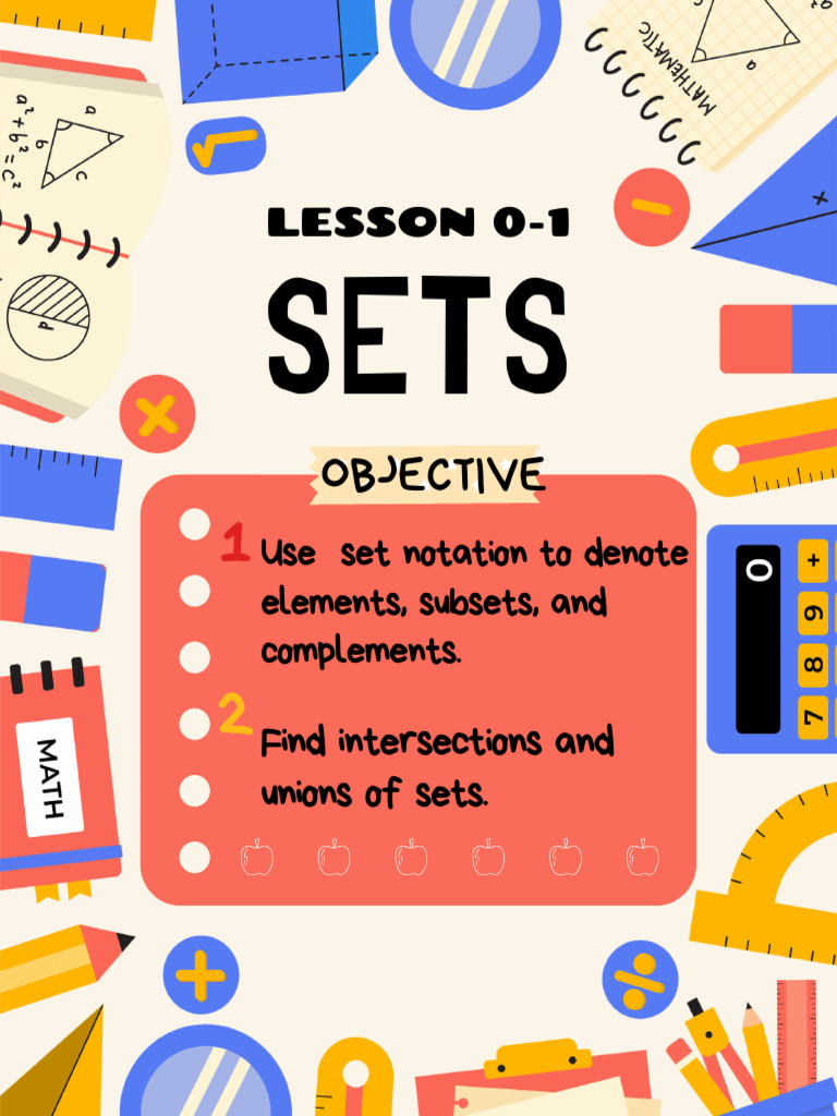 Understanding Set Notation and Operations | PDF