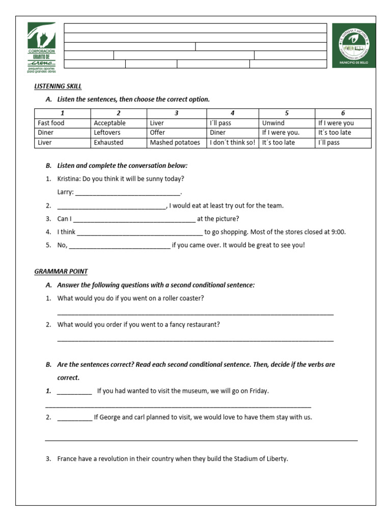 7th Grade English Final Test | PDF | Languages | Foreign Language Studies