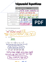 6-5 Solving Polynomial Equations