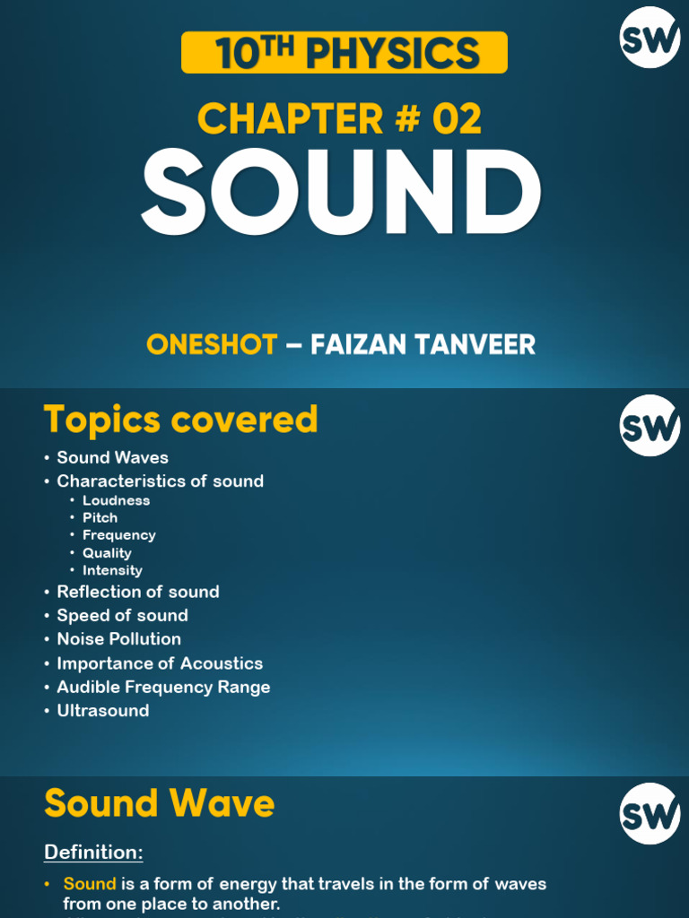 Understanding Sound Waves and Acoustics | PDF | Sound | Decibel