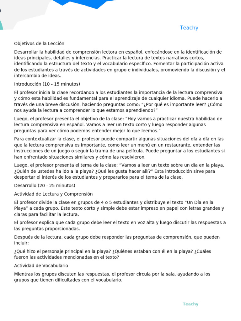 Plan Clase | PDF | Modificación de comportamiento | Comunicación humana