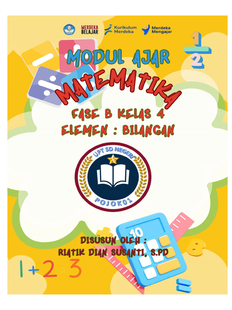 Modul Ajar Matematika Kelas 4 SD | PDF
