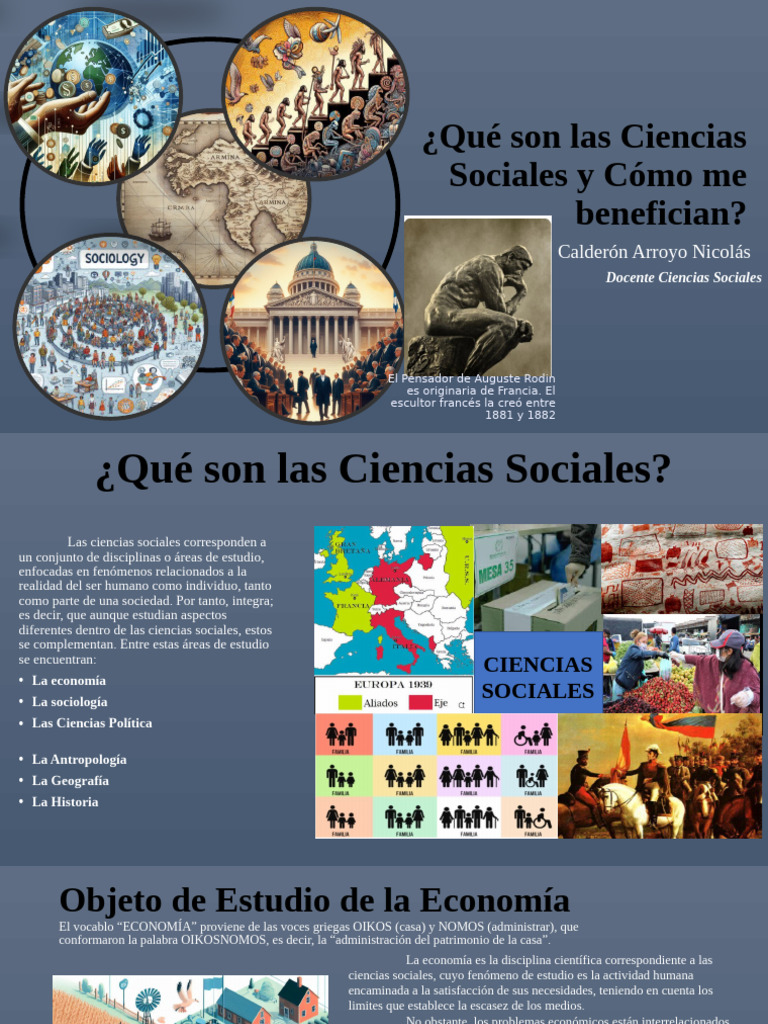 Beneficios y Áreas de las Ciencias Sociales | PDF | Geografía | Sociología