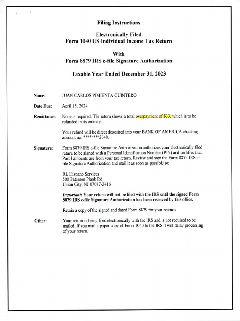 Form 1040 US - 0001 | PDF