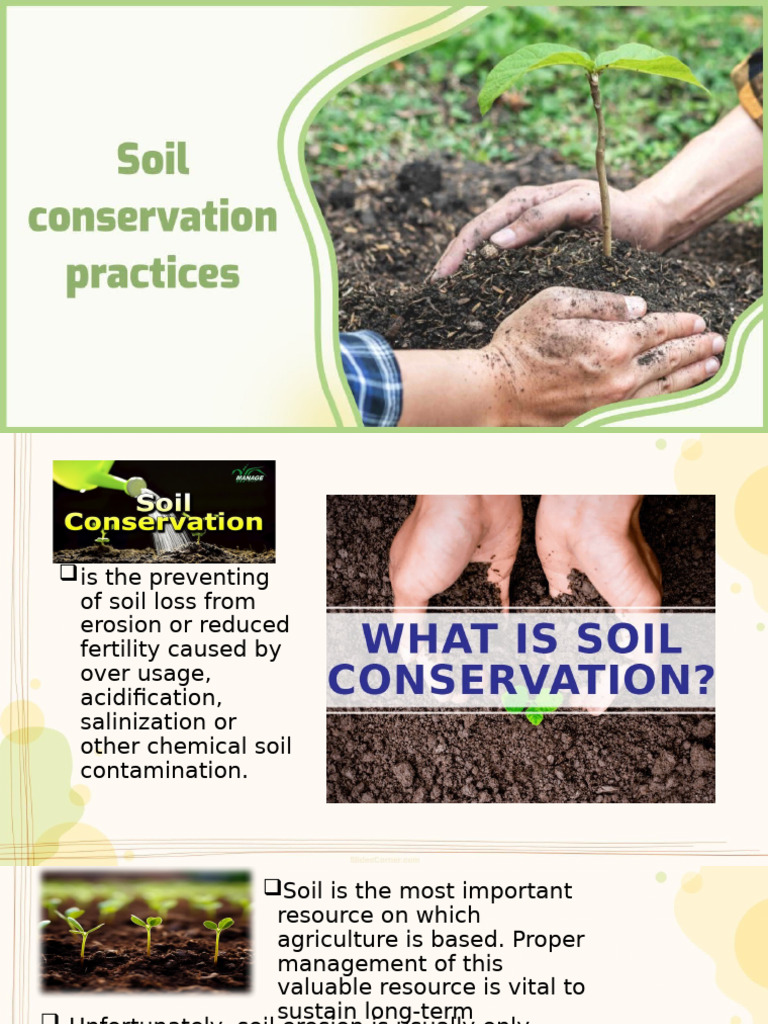 Soil Conservation Techniques for Farmers | PDF | Agriculture | Crop ...
