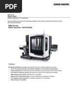 DMG Dmu 40 Monoblock Brochure | PDF | Metalworking | Industrial Processes
