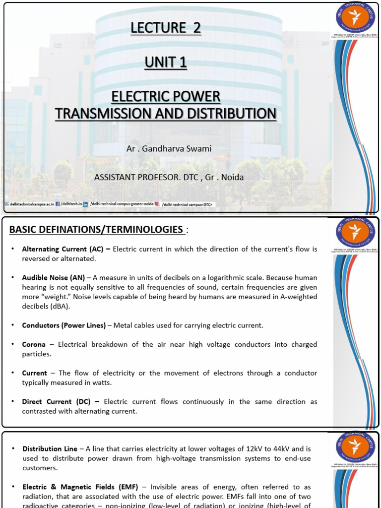 Electric Power Transmission Overview | PDF | Electric Power ...