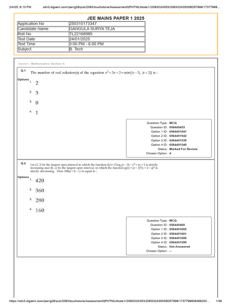Answers | PDF | Multiple Choice | Educational Assessment And Evaluation
