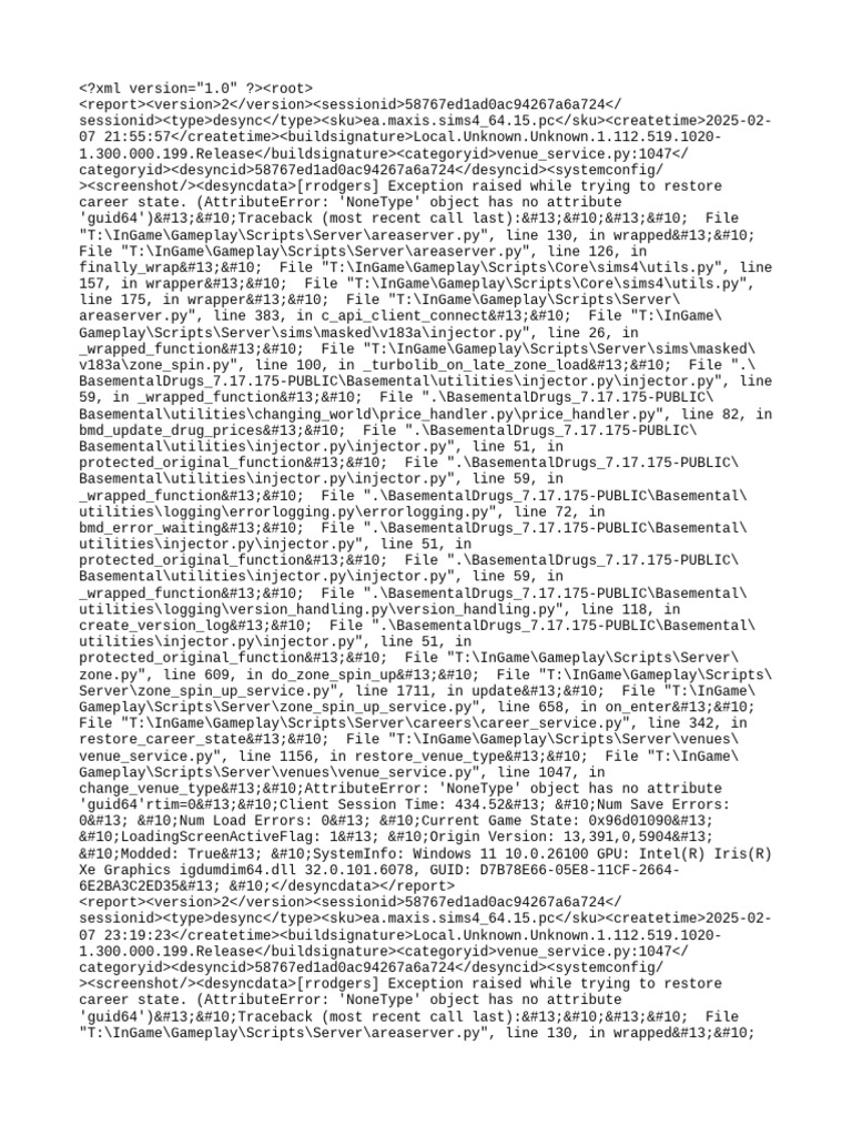 Sims 4 Last Exception Report | PDF | Ibm Pc Compatibles | Operating ...