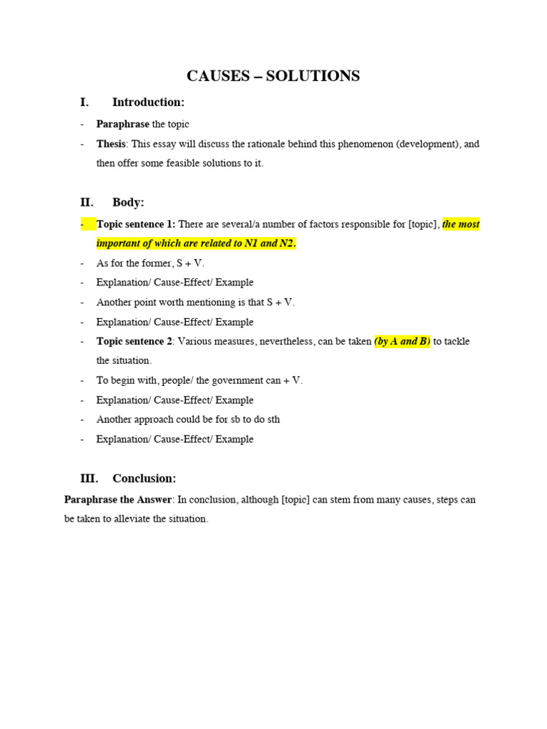 2-Part Question - Outline | PDF